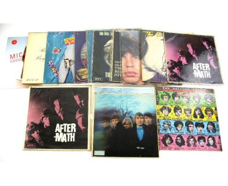 The Rolling Stones - 14 Vinyl LPs including Between The Buttons Stereo SKL 4852, Mono LK 4852, Some Girls CUN 39108, Love You