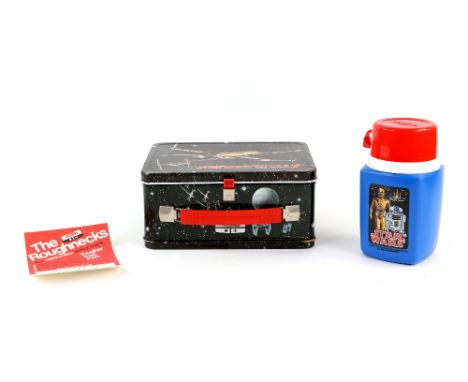 Star Wars - The Roughnecks King-Seeley metal lunchbox and Thermos flask, with original flyer.