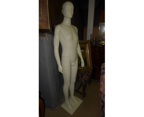 A fibre glass male mannequin 