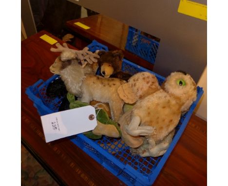 A collection of Steiff and similar teddies