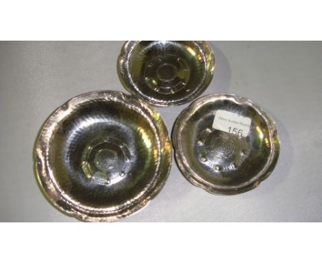 3 x vintage stainless steel Borrowdale dishes