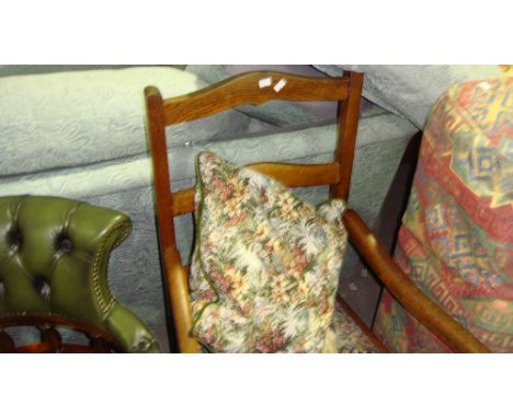 Vintage oak carver chair