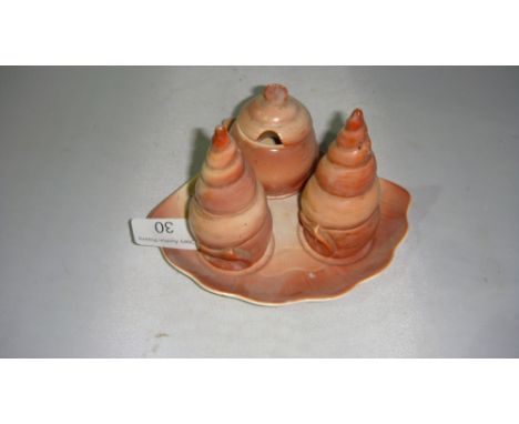 Carlton ware shell shape cruet