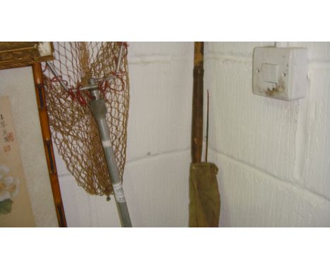Assorted vintage split cane rods