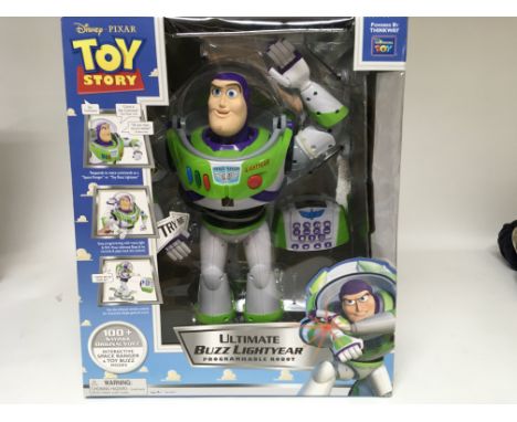 A toy story ultimate Buzz Lightyear, programmable robot.