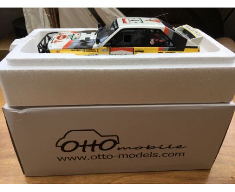 Otto models, 1:18 scale diecast model, Audi Quattro rallye car, boxed