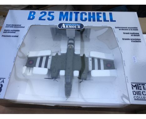 Armour collection, boxed, diecast, 1:48 scale, B25 Mitchell