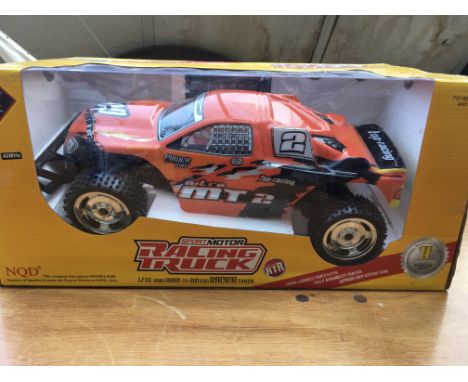 Sport motor racing, 1:10 scale , R/C 2WD racing truck, mib