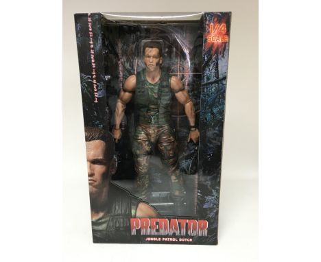 A 1/4 Scale Predator figure, Dutch.