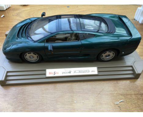 Maisto, boxed, diecast model of 1:6 scale 1993 Jaguar XJ220 Silverstone sports car