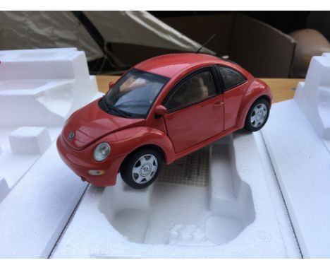 Franklin mint, boxed, diecast, 1:24 scale, Volkswagen Beetle