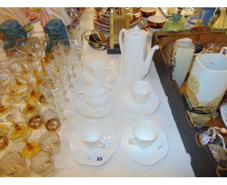 A Shelly tea set