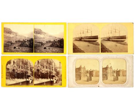 WILLIAM BALDRY OF GRASMERE (1828-1918) STEREO PHOTOGRAPHS OF THE LAKE DISTRICT  various,  photographer's handwritten caption 