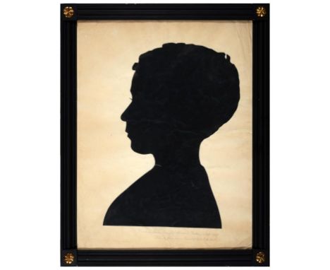 [JANE AUSTEN] ENGLISH PROFILIST, EARLY 19TH CENTURY A GROUP OF LIFE SIZE SILHOUETTES OF THE REVEREND WILLIAM KNIGHT, FORMERLY