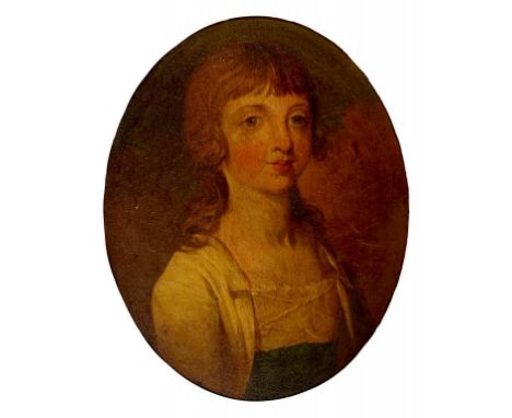 ENGLISH SCHOOL, C1795 PORTRAIT OF JOHN EMERTON WESCOMB; PORTRAIT OF WILLIAM WESCOMB HIS BROTHER pendants, oil on panel, with 