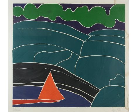 Philip Sutton (British, b. 1928), 'Falmouth' (1970), lithograph in colours, artist's proof, signed in pencil to margin, 54 x 