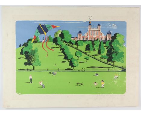 Paul Hogarth (British, 1917-2001), 'Greenwich', lithograph in colours, ed. 11/200, signed in pencil to margin, sheet size 56 