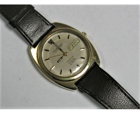 Omega; A Constellation Chronometer Gent's Electronic Wristwatch, the signed dial with day/date aperture and centre seconds, o
