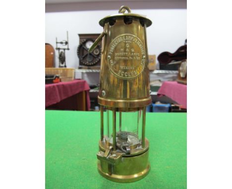 A Brass Miner's Safety Lamp, type 6. 