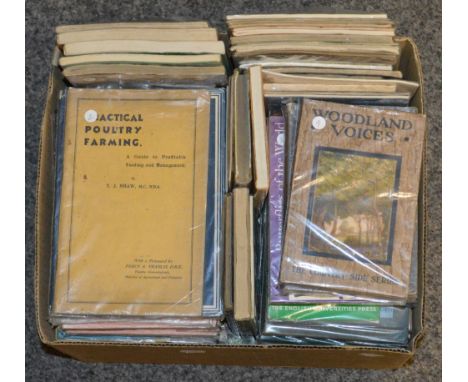 A quantity of vintage pamphlets and leaflets on science, medicine and natural history including geological, entomological, bo