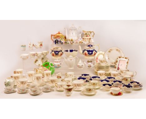 A large quantity of ceramics to include a Royal Albert "Old Country Roses" tea set plus ornaments and picture frame, Colcloug