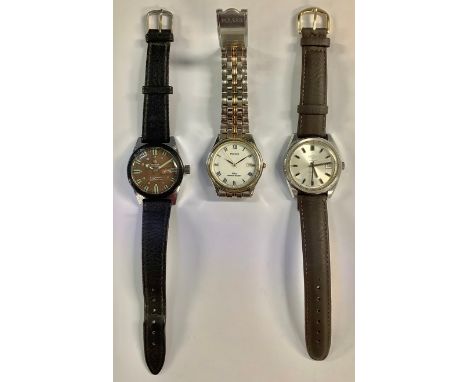 Wristwatches - Pulsar, Rotary, Mortima Super Datomatic 