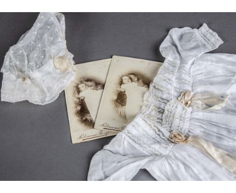A collection of baby clothes, late 19th and early 20th centuries including first shirts, nightwear and decorative bonnets  