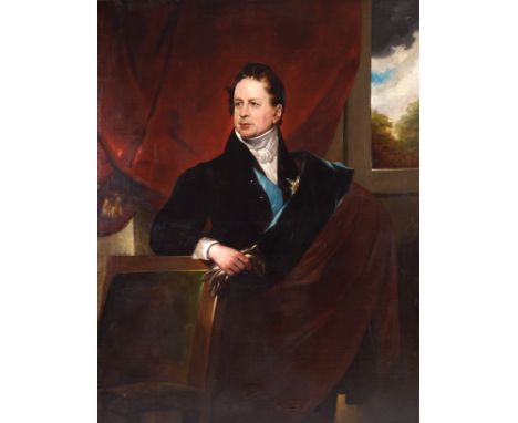 RICHARD ROTHWELL (IRISH, 1800-1868) Three quarter length portrait of James Wandesford Butler, 1st Marquess of Ormonde and 19t