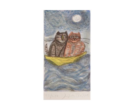 JUDITH BLADSOLSigned limited edition print, 192/250  25 x 19 cm.