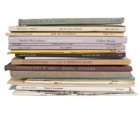 (POETRY).  28 books of poetry, various authors including Kathleen Raine, John Jordan, Peter Fallon, Denis Devlin, &c.