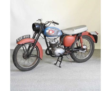 DAY TWO - A 1965 BSA Bantam Super 175cc motorcycle, in barn find condition, for restoration, showing 22396 recorded miles, wi