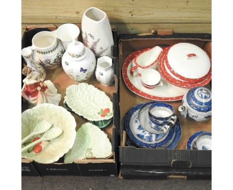 A collection of decorative china, to include, Midwinter, Carltonware and Portmeirion