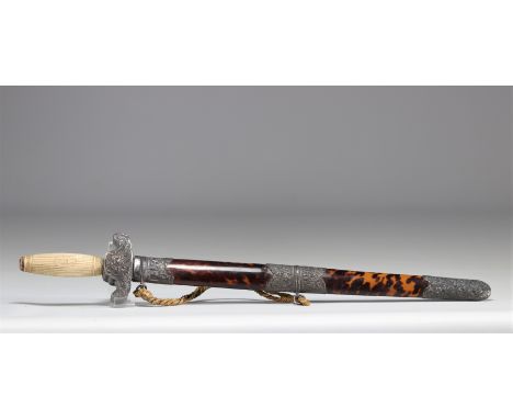 Chinese ceremonial sword from 19th centuryÂ&nbsp; - Weight: 210 g - Shipping available - Region: Chine - Sizes: L=425mm l=75m