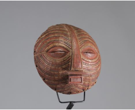Luba mask from the Rep. Dem. Congo - Weight: 660 g - Shipping available - Region: Congo - Sizes: H=250mm L=240mm - At first g