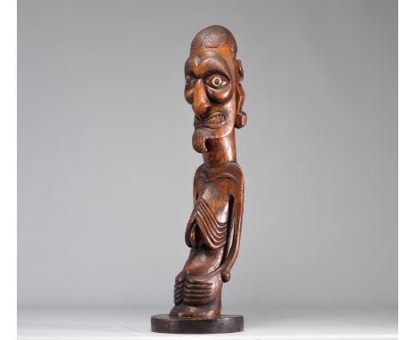 Statue Moai Kavakava - Easter Islands early 20th century - Weight: 4.60 kg - Shipping unavailable - Region: Oceanie - Sizes: 
