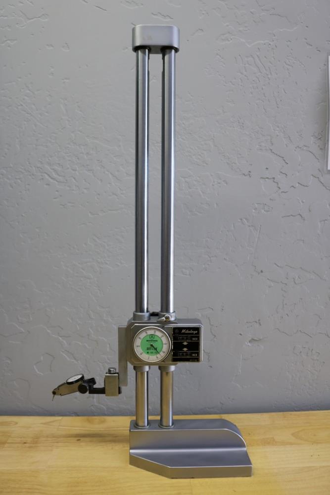 Mitutoyo Height Gage .00118" with Borwn & Sharpe Dial Indicator