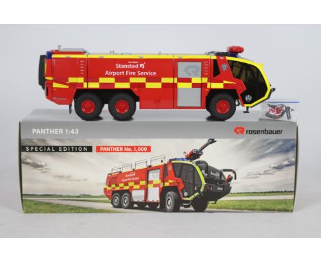 Wiking - A boxed diecast Wiking Special Edition 1:43 scale Rosenbauer Panther 6x6 FLF ARFF (Airport Rescue and Fire Fighting)