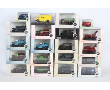 Oxford - A collection of 19 Oxford 1:76 scale die cast models to include - Oxford Haulage - Oxford Military - Oxford Fire and