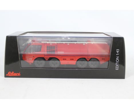 Schuco - A boxed Limited Edition Schuco #07135 1:43 scale diecast Iveco Magirus Super Dragon X8 Airport Fire Fighting Vehicle