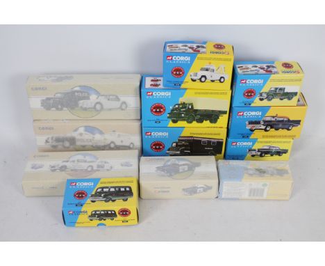 Corgi Classics - 12 boxed diecast 'Emergency 'themed model vehicles from Corgi Classics. Lot includes #07301 Limited Edition 