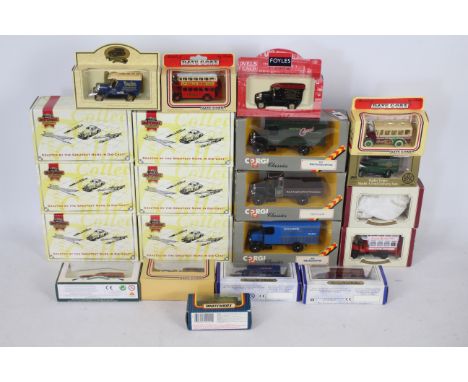 Matchbox Collectibles, Corgi, Lledo - A boxed collection of diecast vehicles in various scales. Lot includes Matchbox Collect
