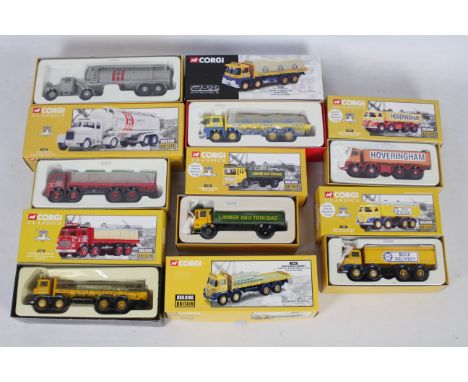 Corgi, Corgi Classics - Seven boxed Limited Edition diecast commercial vehicles predominately from the Corgi ' Building Brita