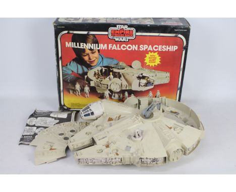 Star Wars 1983 Palitoy Millennium Falcon - The Empire Strikes Back. Item appears to be in fair playworn condition. Some decal