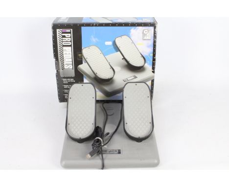 CH Products - A boxed American Pro Pedals USB set for flying and driving games. # PPU995. The item appears physically in Good