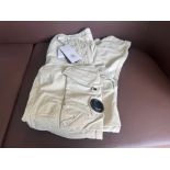 BRAND NEW CP COMPANY STRETCH SATIN LENS CARGO PANTS PELICAN SIZE 42 28 RRP £280 (OFF)