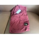 BRAND NEW CP COMPANY PORT ROYAL STRETCH SATIN CARGO PANTS SIZE 52 36 INCH RRP £265 (OFF)