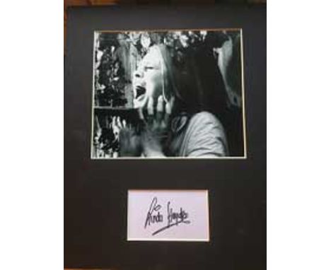 Linda Hayden: 11X14 Inch Display Piece Signed By Hammer Horror Movie Actress Linda Hayden Good condition.  All items come wit