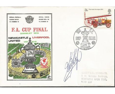  Kevin Keegan Signed Liverpool 1974 Fa Cup Final First Day Cover  Good condition.  All items come with a Certificate of Authe