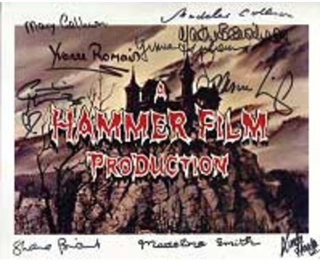 Ten Movie Stars: 8X10 Photo Signed By Hammer Movie Stars Mary Collinson, The Late Madeleine Collinson, Yvonne Romain, Martine