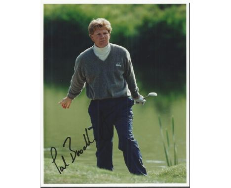 Paul Broadhurst Signed Golf 8X10 Press Photo Good condition.  All items come with a Certificate of Authenticity and can be sh